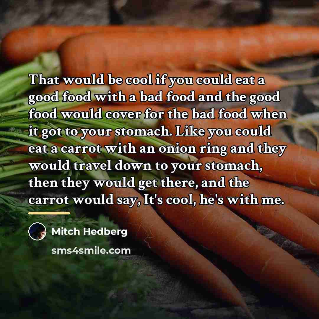 “That would be cool if you could eat a good…” quote by Mitch Hedberg