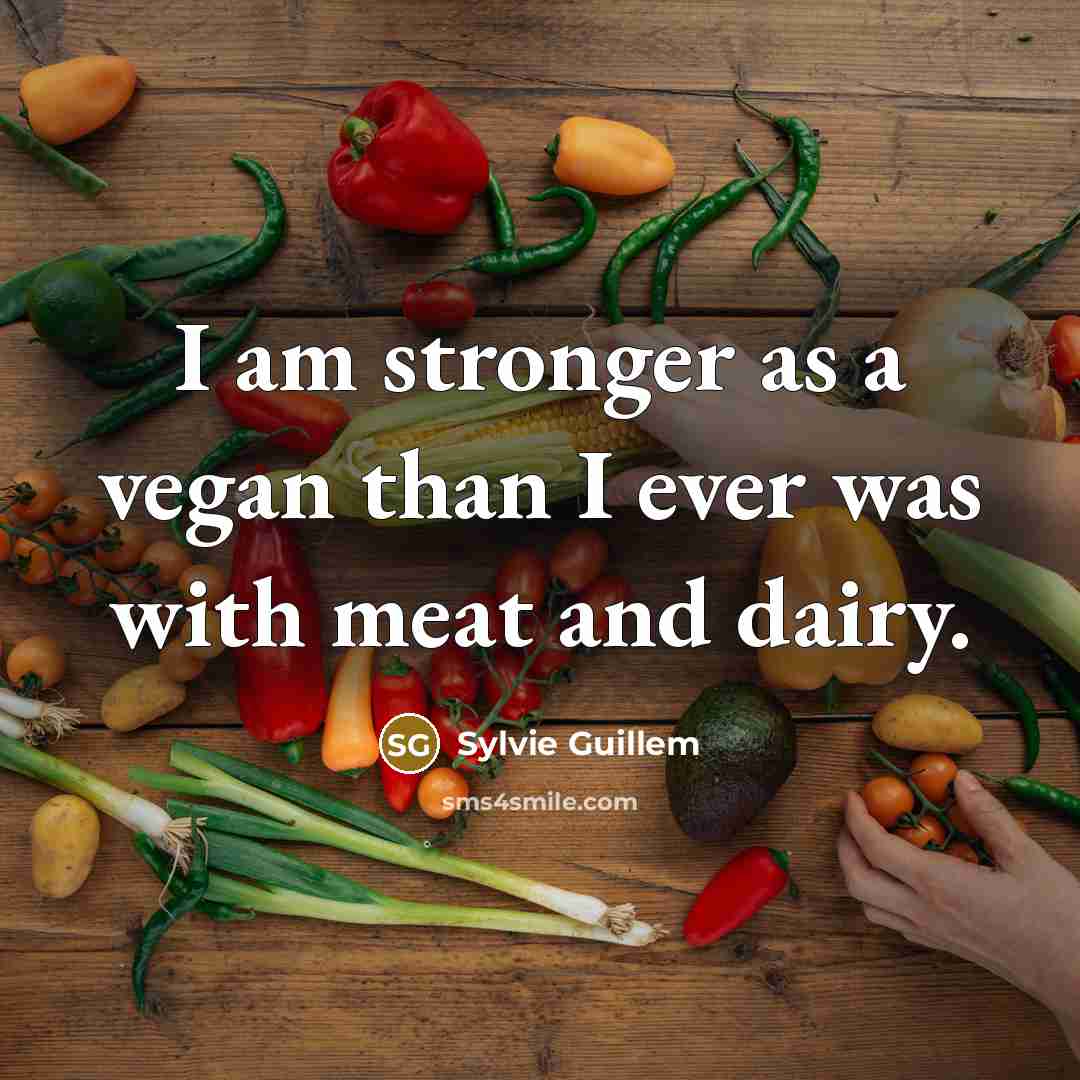 “I am stronger as a vegan than I ever was…” quote by Sylvie Guillem
