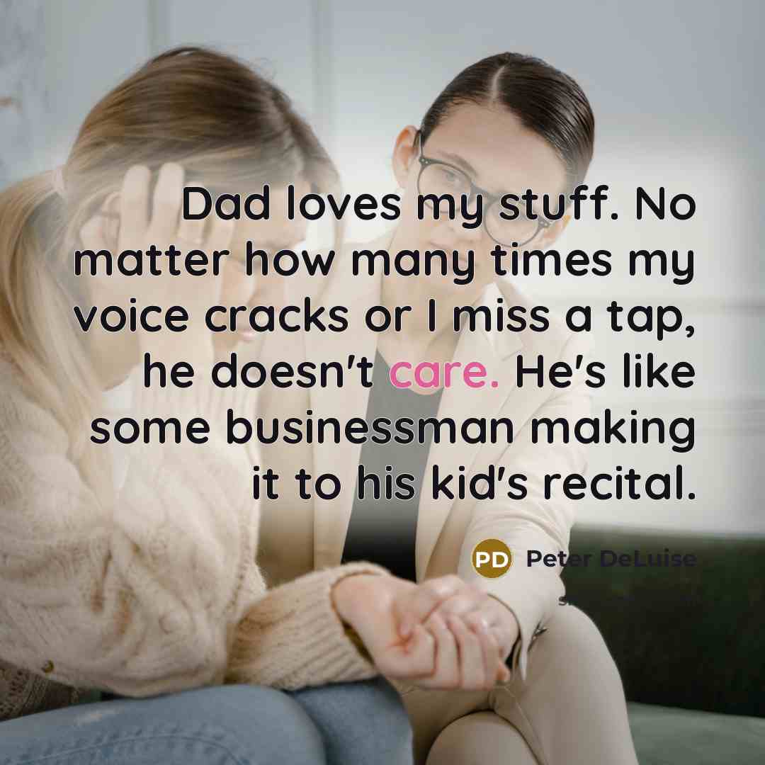 “Dad loves my stuff. No matter how many times my…” quote by Peter DeLuise
