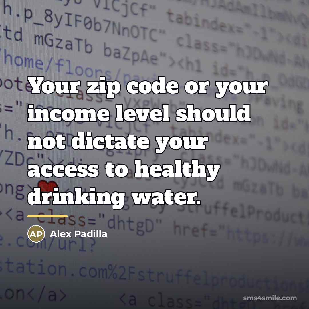 “Your zip code or your income level should not dictate…” quote by Alex Padilla