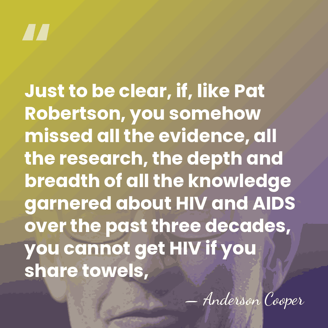 Just to be clear, if, like Pat Robertson, you somehow missed all&hellip; - Anderson Cooper