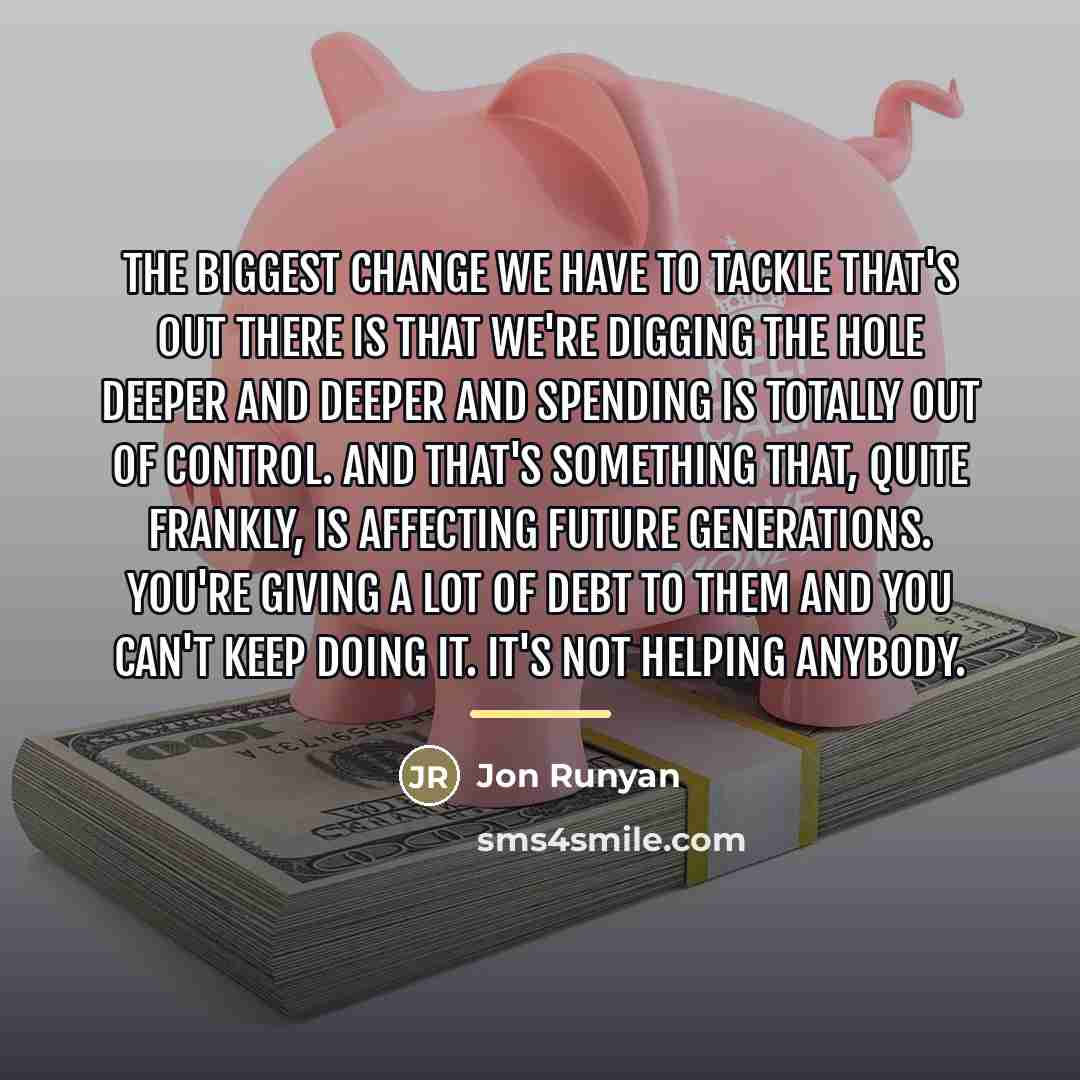 “The biggest change we have to tackle that's out there…” quote by Jon Runyan