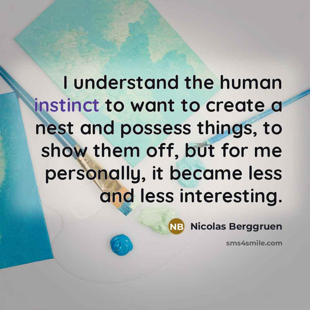 “I understand the human instinct to want to create a…” quote by Nicolas Berggruen