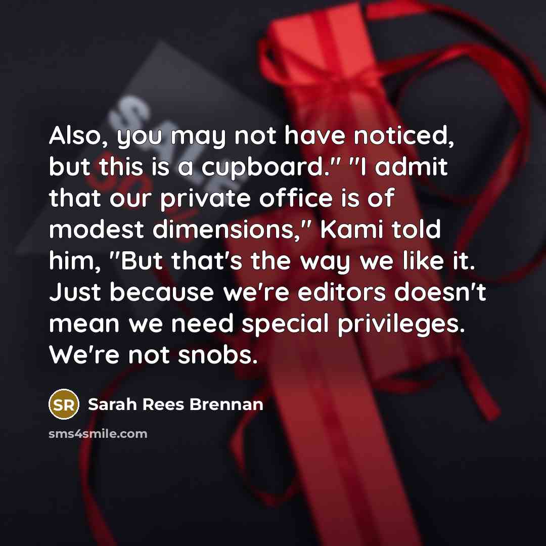 “Also, you may not have noticed, but this is a…” quote by Sarah Rees Brennan