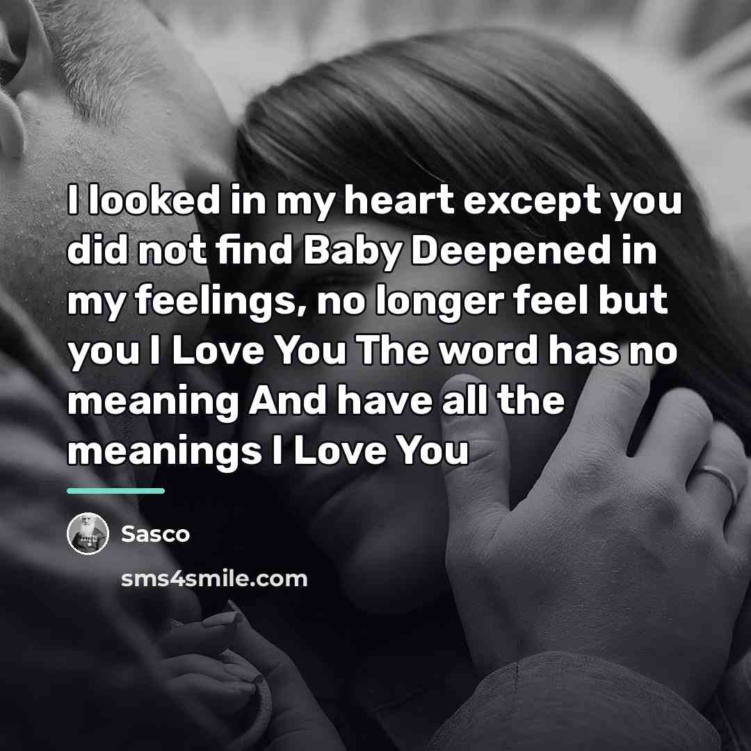 “I looked in my heart except you did not find…” quote by Sasco