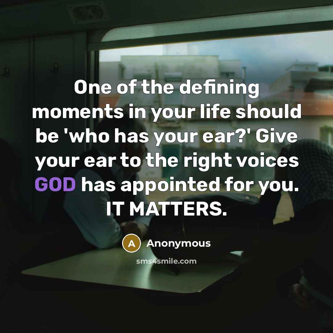 “One of the defining moments in your life should be…” quote by Anonymous