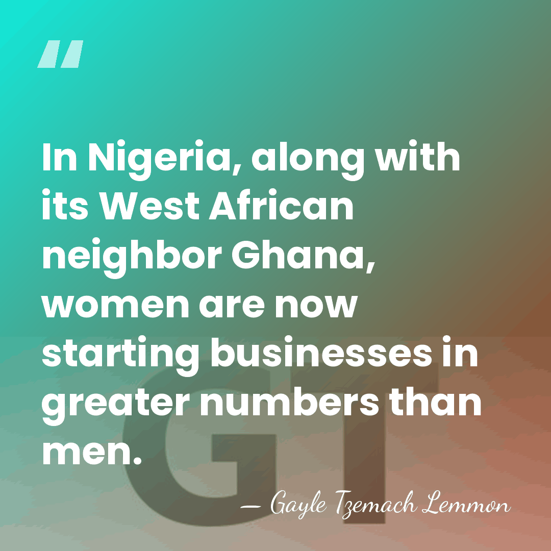 In Nigeria, along with its West African neighbor Ghana, women are now&hellip; - Gayle Tzemach Lemmon