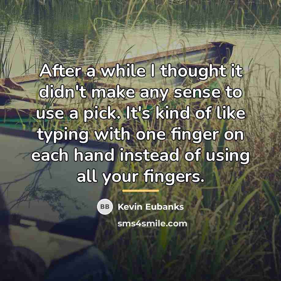 “After a while I thought it didn't make any sense…” quote by Kevin Eubanks