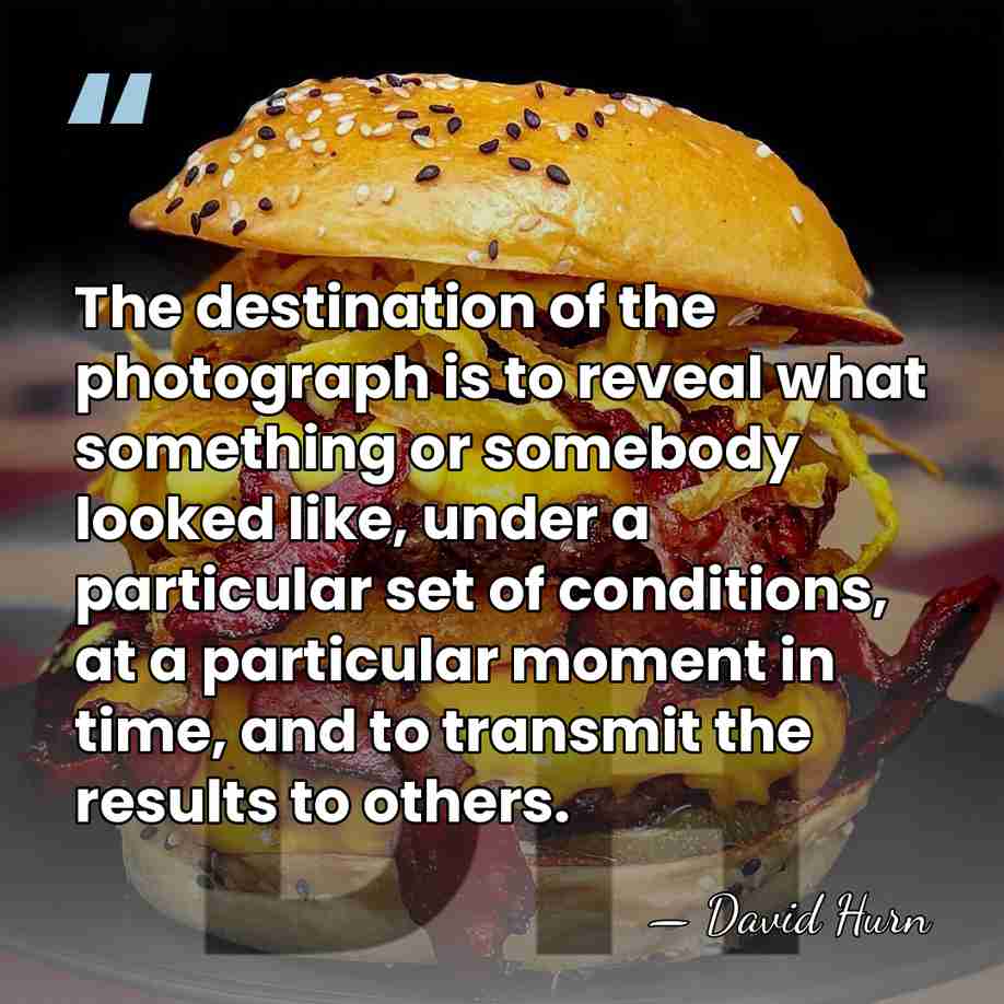 The destination of the photograph is to reveal what something or somebody&hellip; - David Hurn