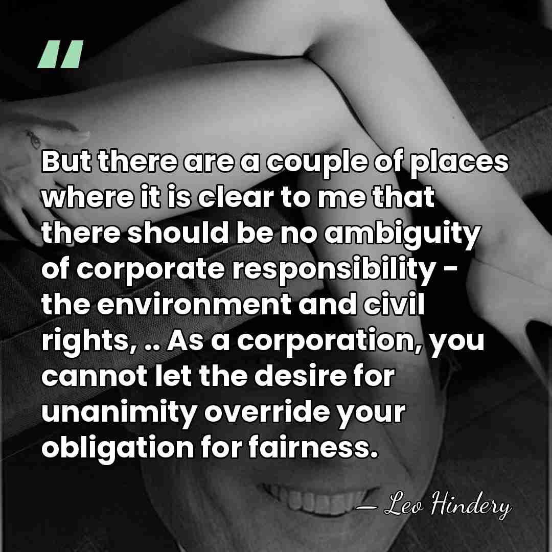 But there are a couple of places where it is clear to&hellip; - Leo Hindery