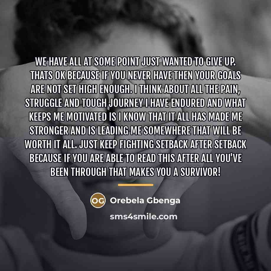 “We have all at some point just wanted to GIVE…” quote by Orebela Gbenga