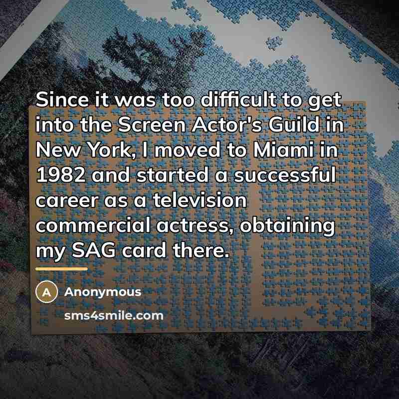 “Since it was too difficult to get into the Screen…” quote by Anonymous