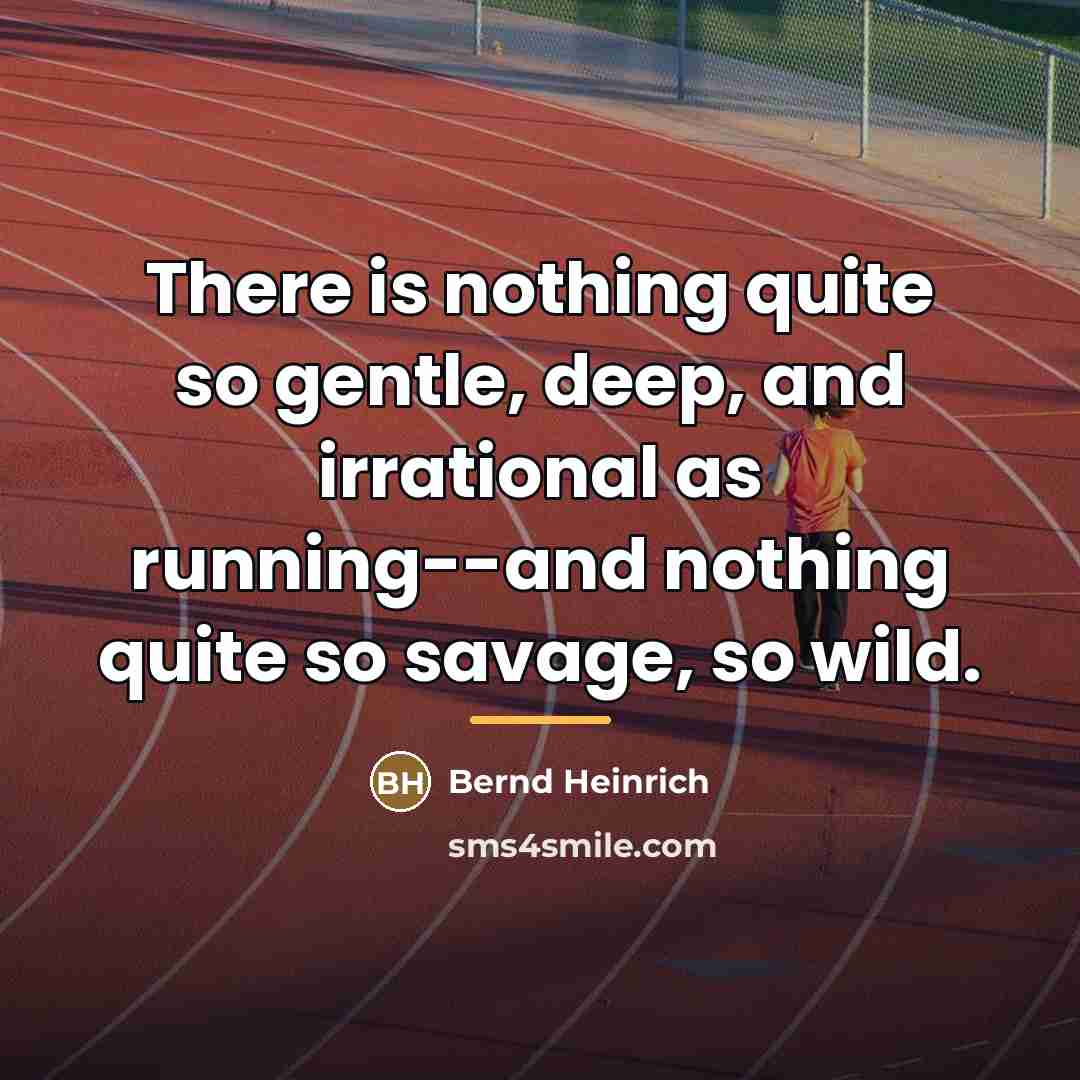 “There is nothing quite so gentle, deep, and irrational as…” quote by Bernd Heinrich