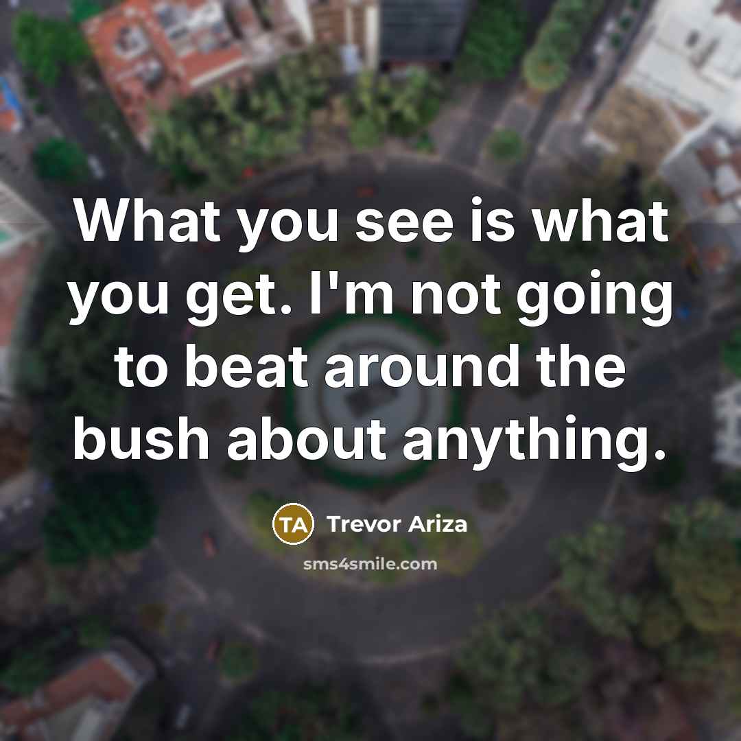 “What you see is what you get. I'm not going…” quote by Trevor Ariza