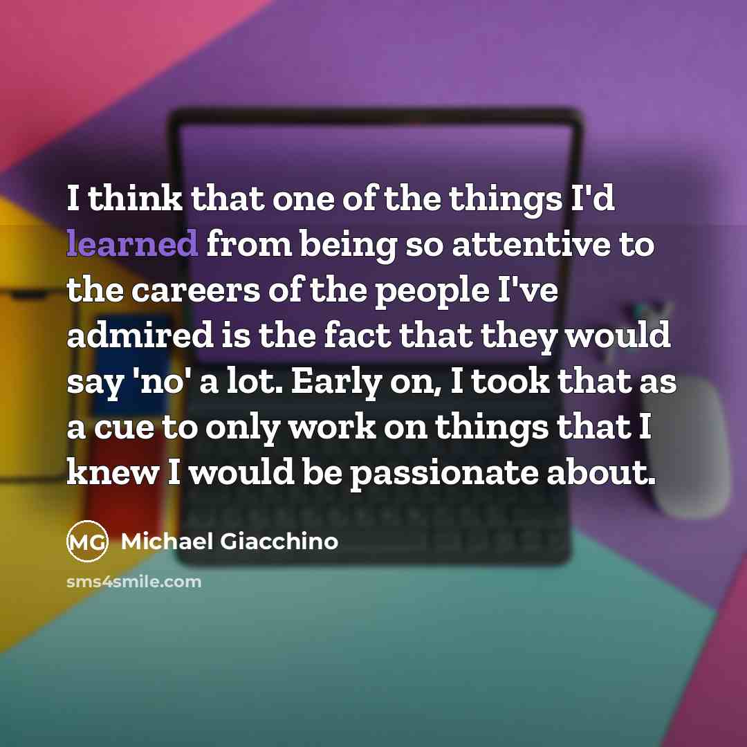 “I think that one of the things I'd learned from…” quote by Michael Giacchino