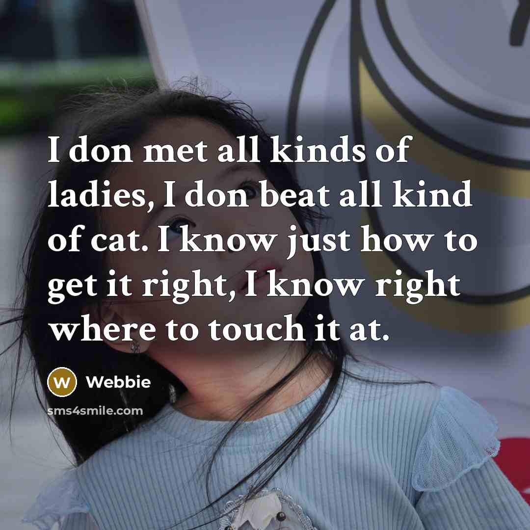 “I don met all kinds of ladies, I don beat…” quote by Webbie