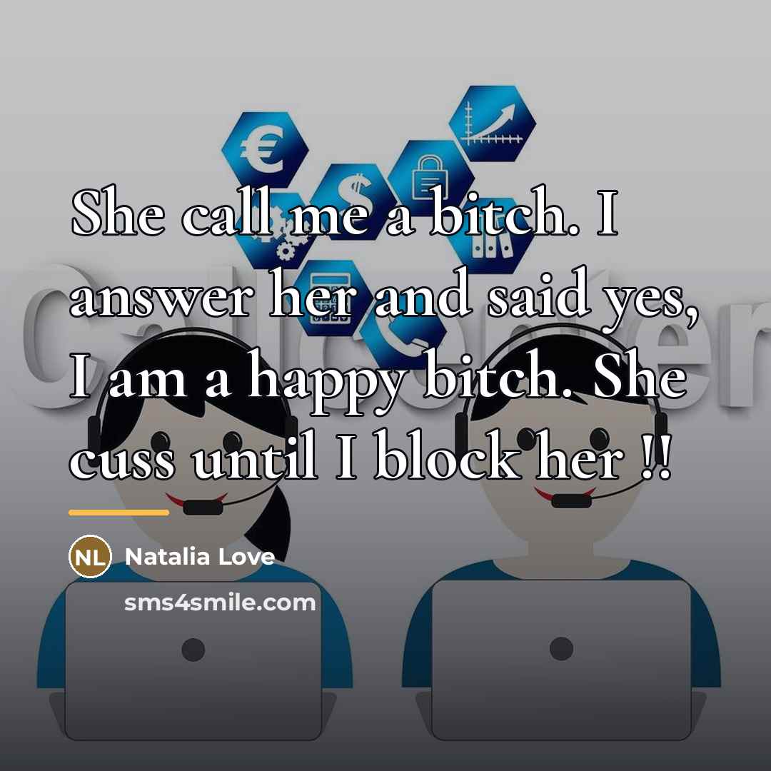 “She call me a bitch. I answer her and said…” quote by Natalia Love
