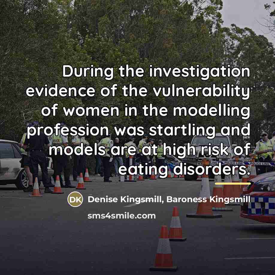“During the investigation evidence of the vulnerability of women in…” quote by Baroness Kingsmill Denise Kingsmill
