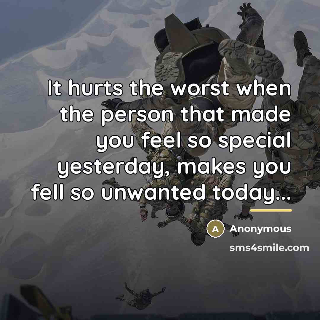 “It hurts the worst when the person that made you…” quote by Anonymous