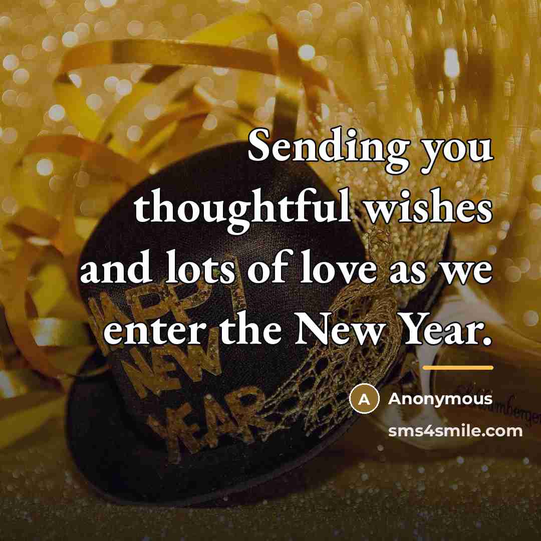 “Sending you thoughtful wishes and lots of love as we…” quote by Anonymous