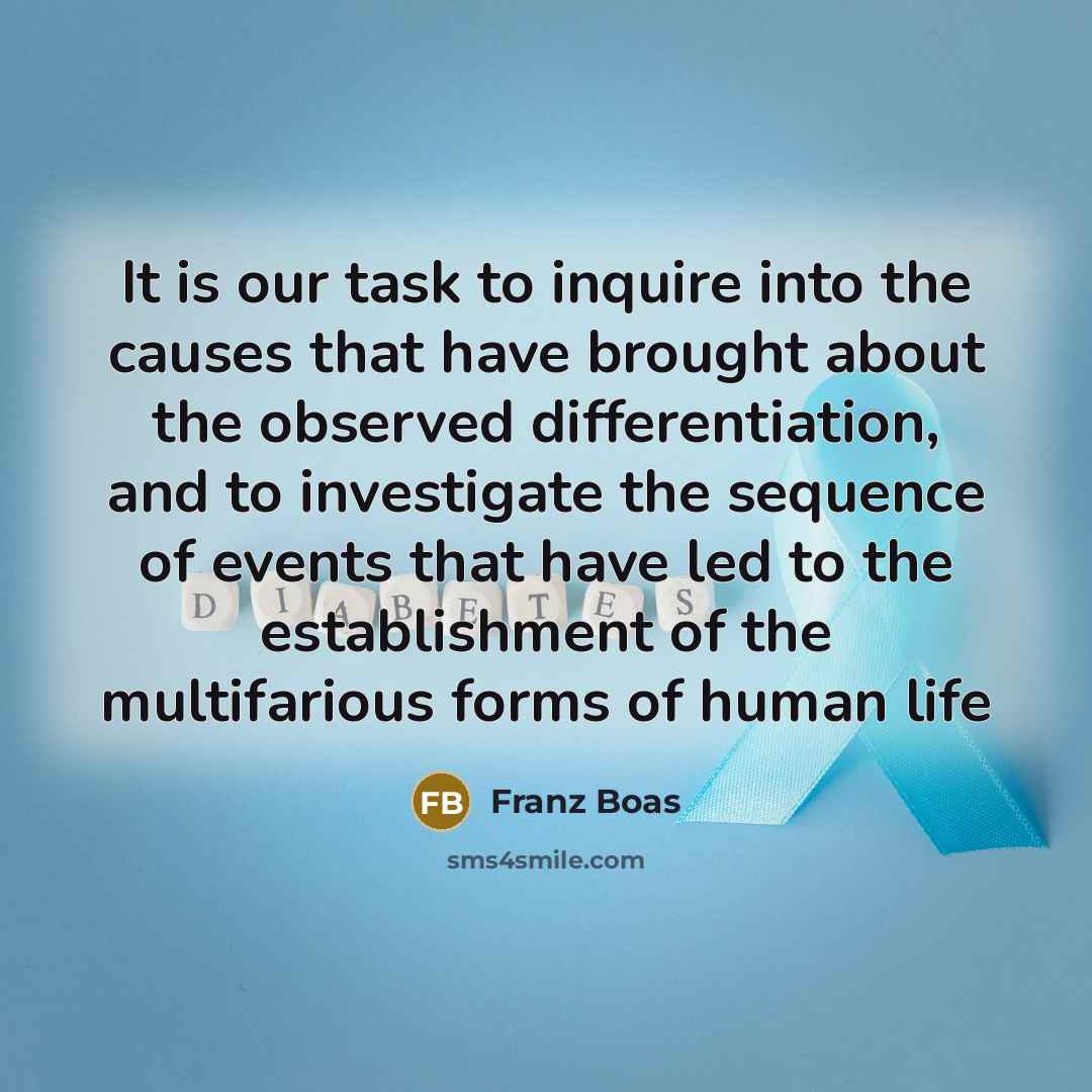 “It is our task to inquire into the causes that…” quote by Franz Boas