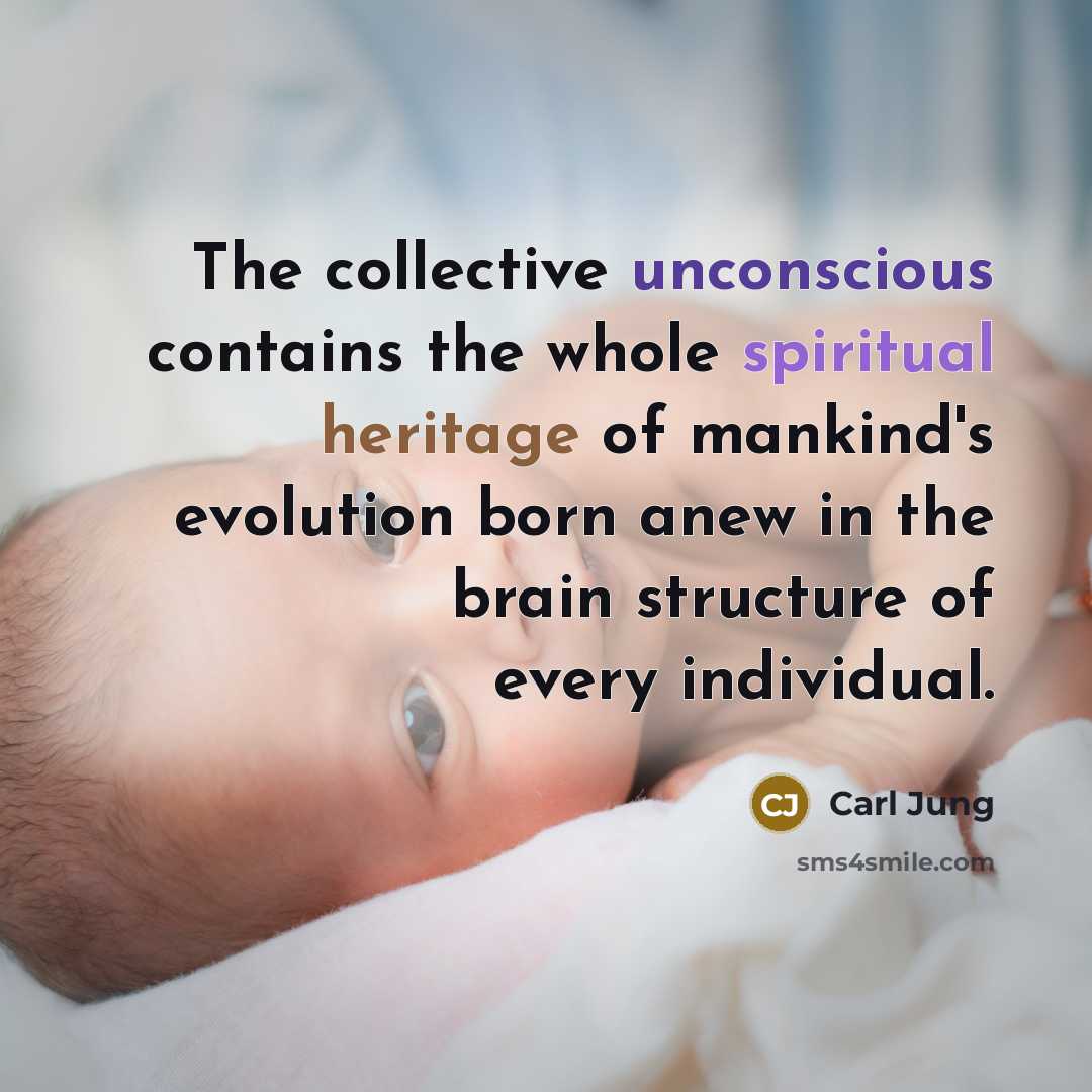 “The collective unconscious contains the whole spiritual heritage of mankind's…” quote by Carl Jung