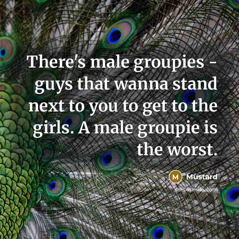 “There's male groupies - guys that wanna stand next to…” quote by Mustard