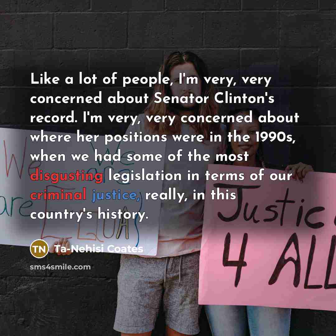 “Like a lot of people, I'm very, very concerned about…” quote by Ta-Nehisi Coates