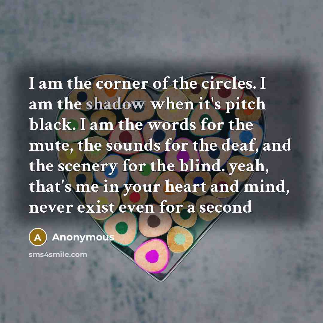 “I am the corner of the circles. I am the…” quote by Anonymous