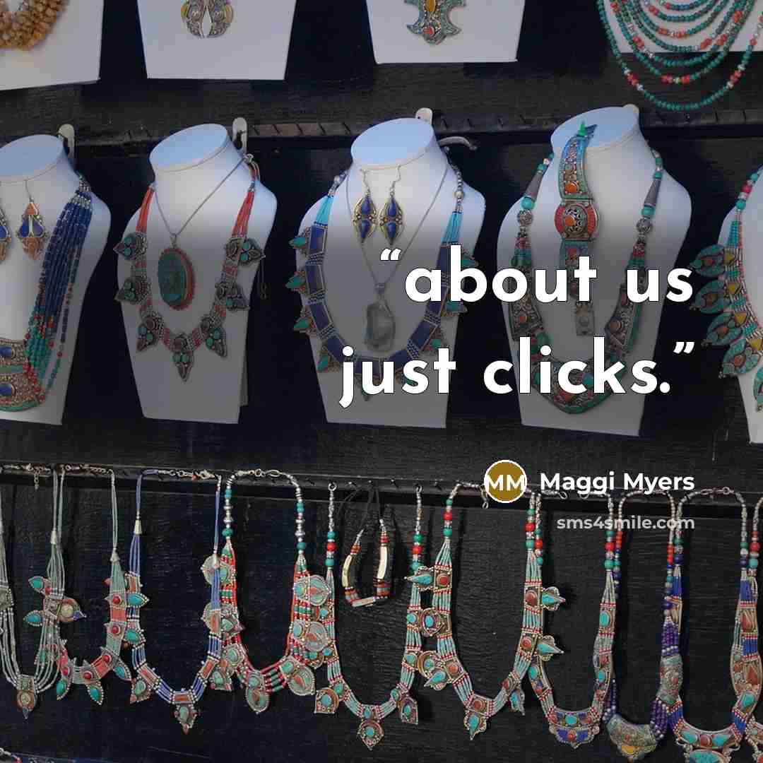 “about us just clicks.” quote by Maggi Myers