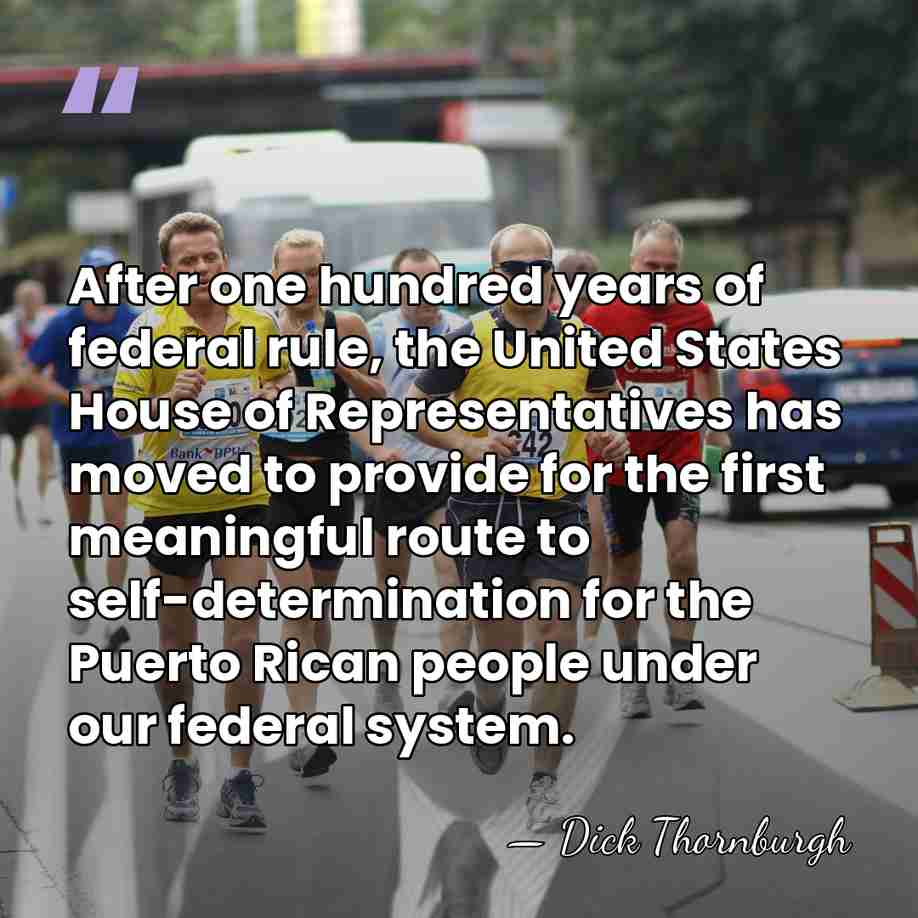 After one hundred years of federal rule, the United States House of&hellip; - Dick Thornburgh