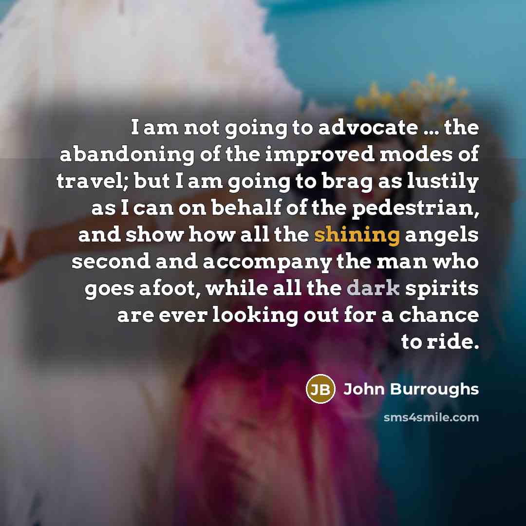 “I am not going to advocate ... the abandoning of…” quote by John Burroughs