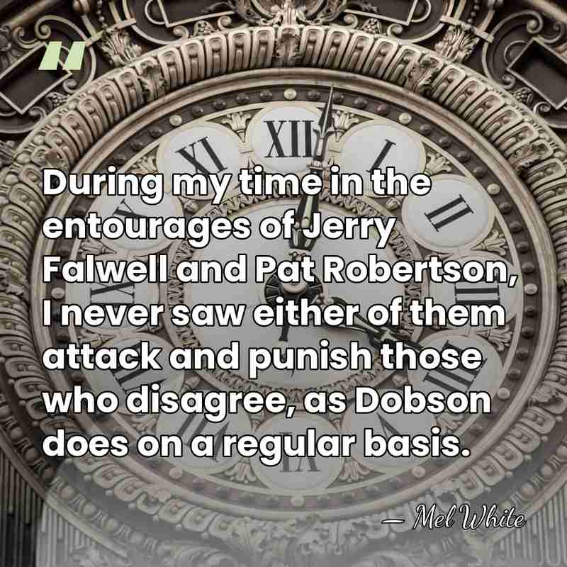 During my time in the entourages of Jerry Falwell and Pat Robertson,&hellip; - Mel White