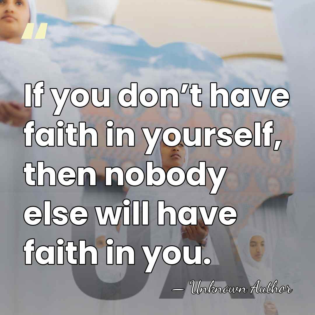 If you don’t have faith in yourself, then nobody else will have&hellip; - Hilary Devey