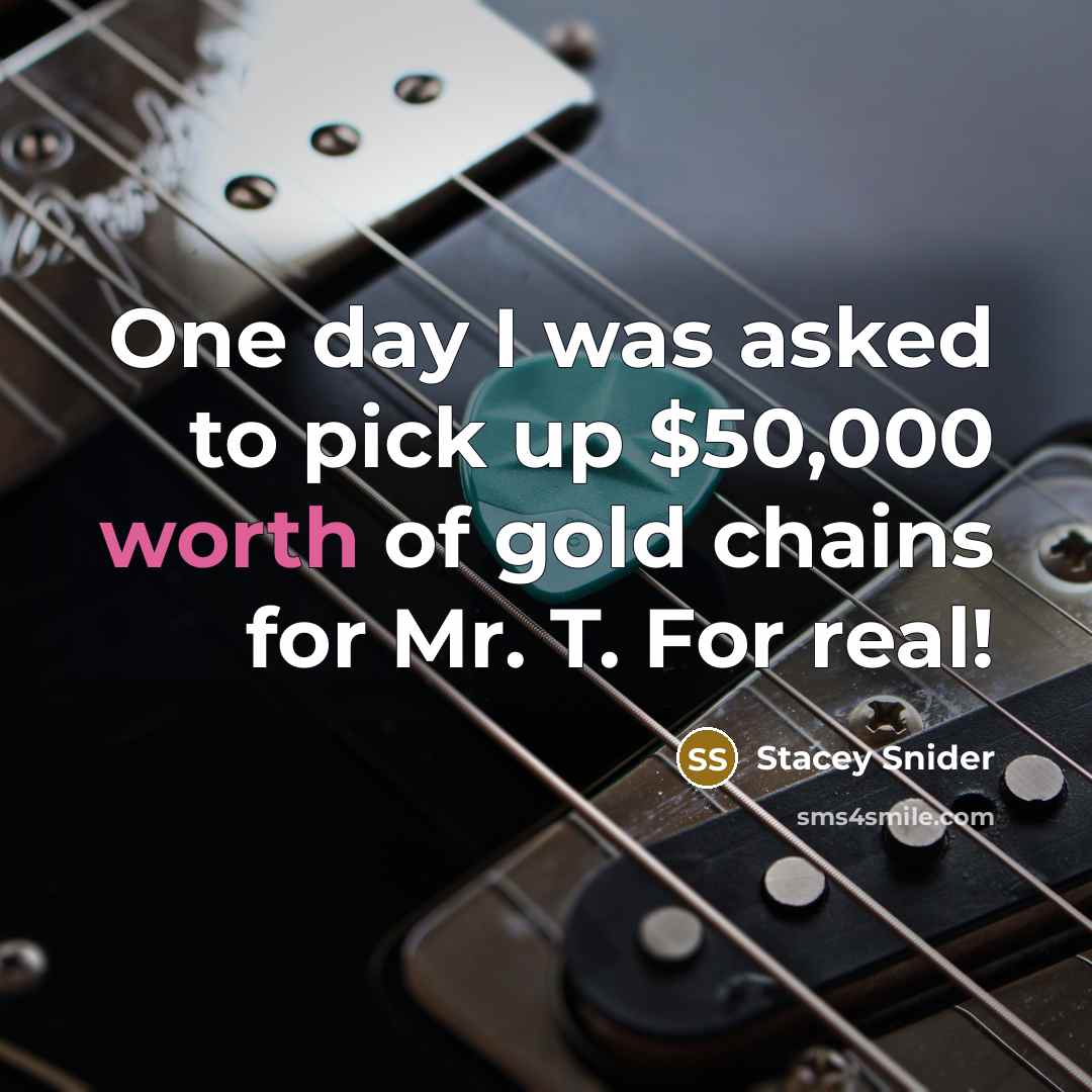 “One day I was asked to pick up $50,000 worth…” quote by Stacey Snider