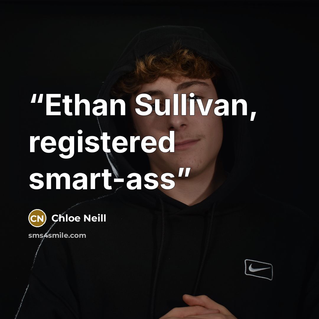 “Ethan Sullivan, registered smart-ass” quote by Chloe Neill