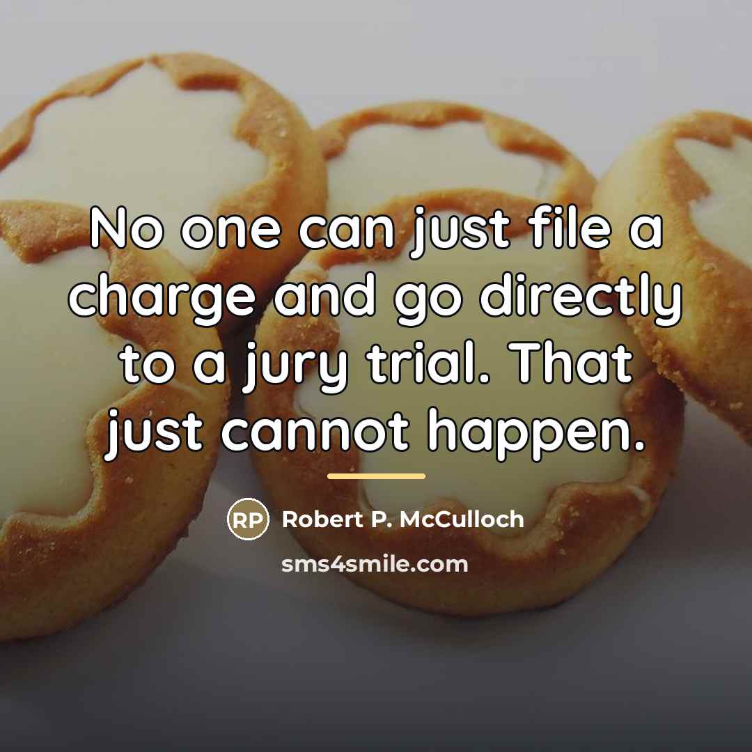 “No one can just file a charge and go directly…” quote by Robert P. McCulloch