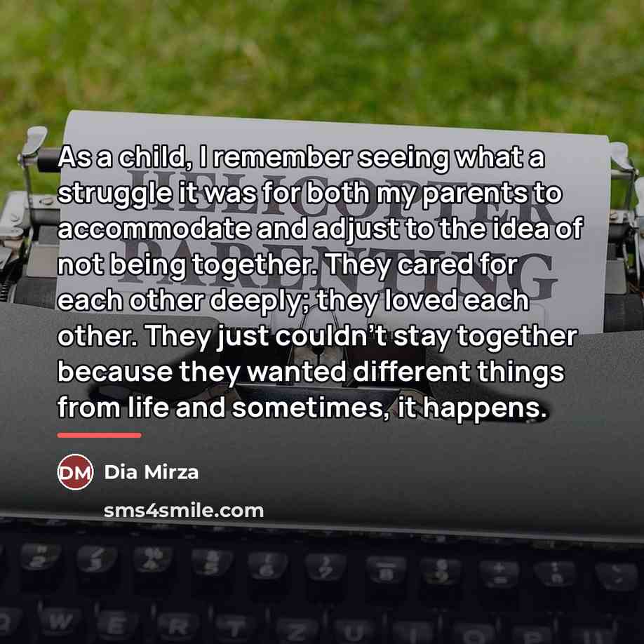 “As a child, I remember seeing what a struggle it…” quote by Dia Mirza