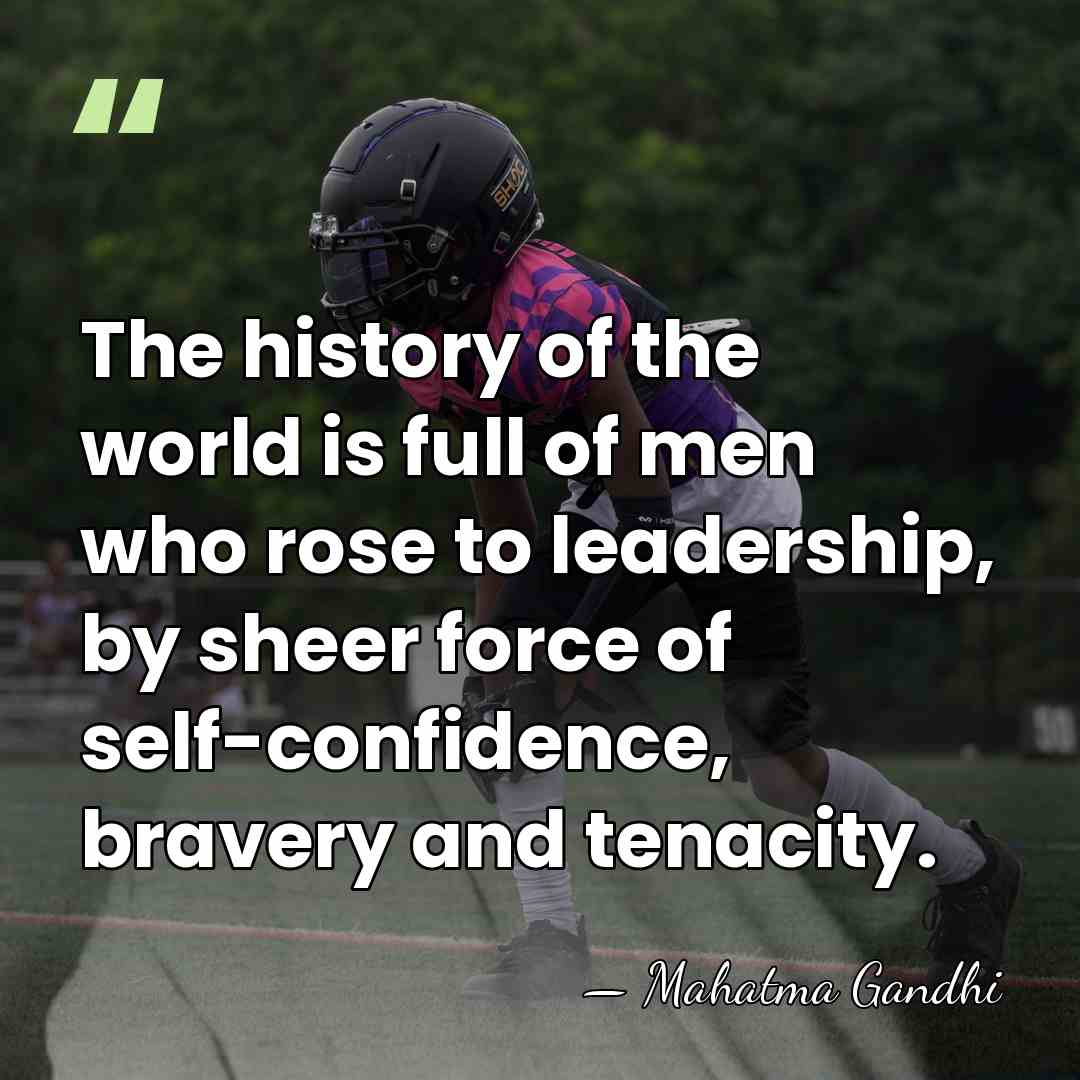 The history of the world is full of men who rose to&hellip; - Mahatma Gandhi