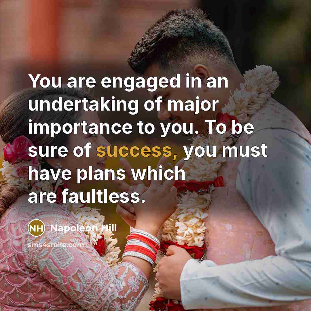“You are engaged in an undertaking of major importance to…” quote by Napoleon Hill