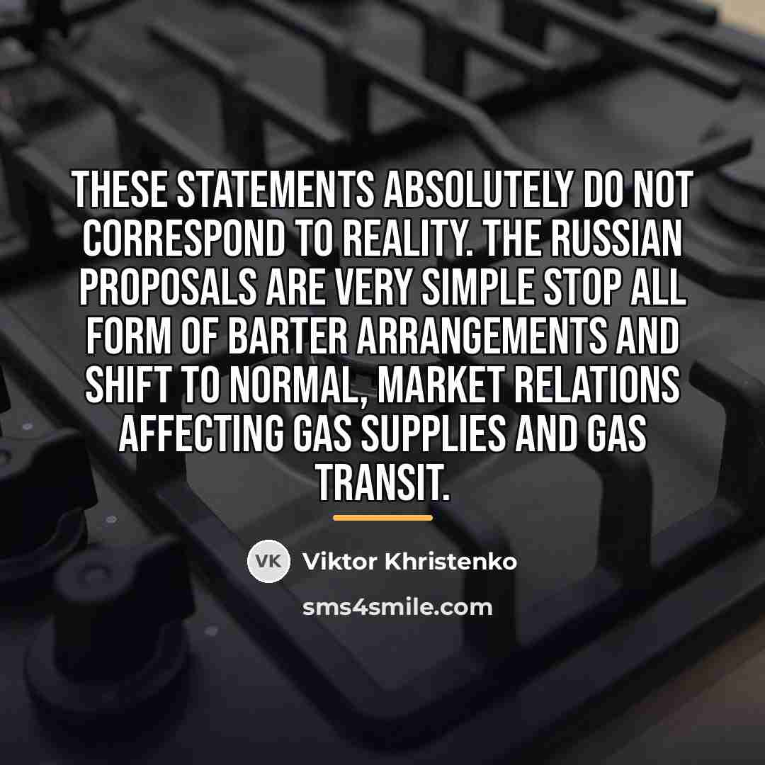 “These statements absolutely do not correspond to reality. The Russian…” quote by Viktor Khristenko