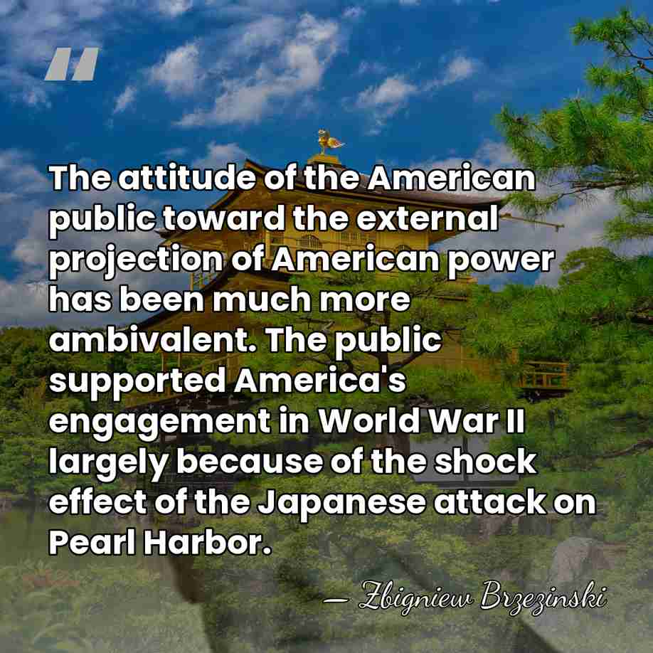 The attitude of the American public toward the external projection of American&hellip; - Zbigniew Brzezinski