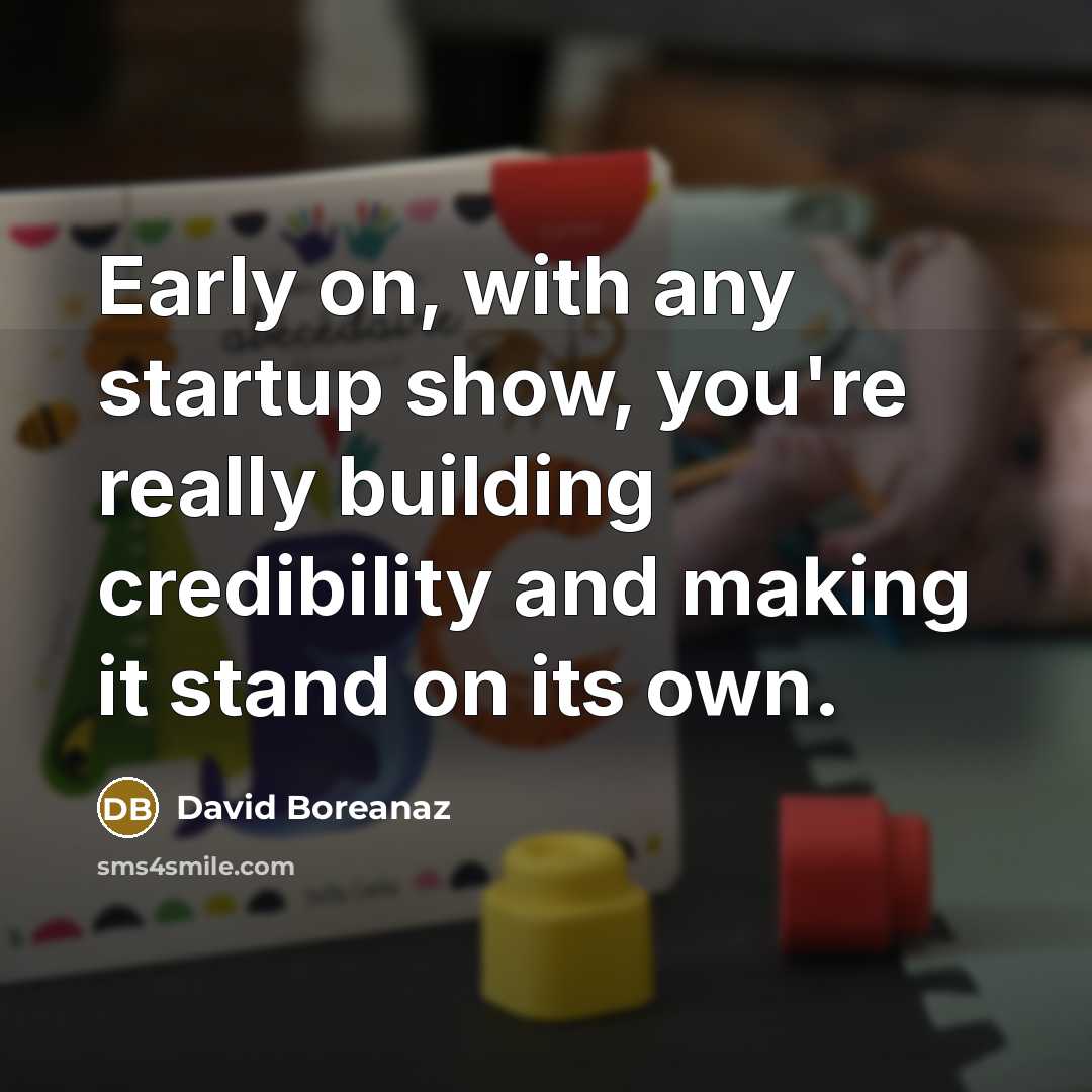 “Early on, with any startup show, you're really building credibility…” quote by David Boreanaz