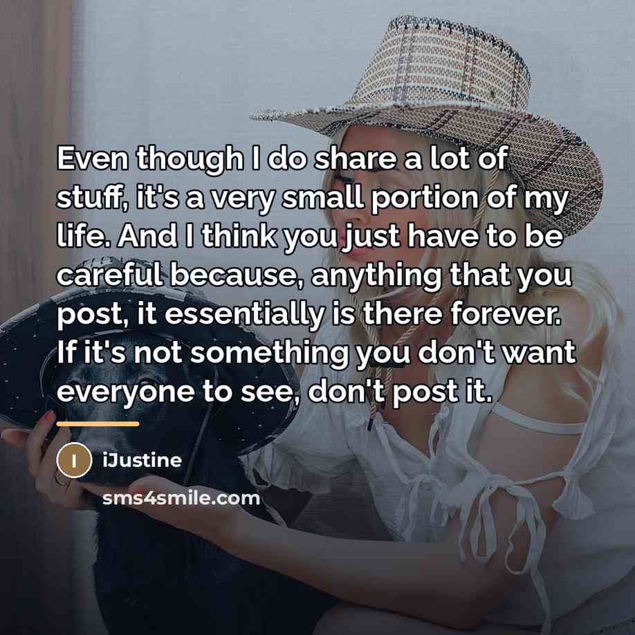 “Even though I do share a lot of stuff, it's…” quote by iJustine