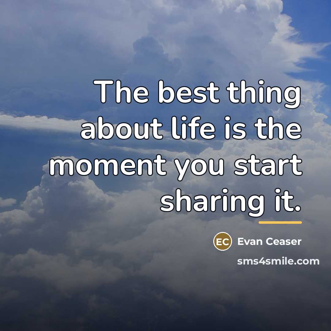 “The best thing about life is the moment you start…” quote by Evan Ceaser