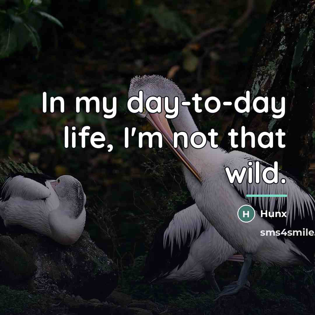 “In my day-to-day life, I'm not that wild.…” quote by Hunx