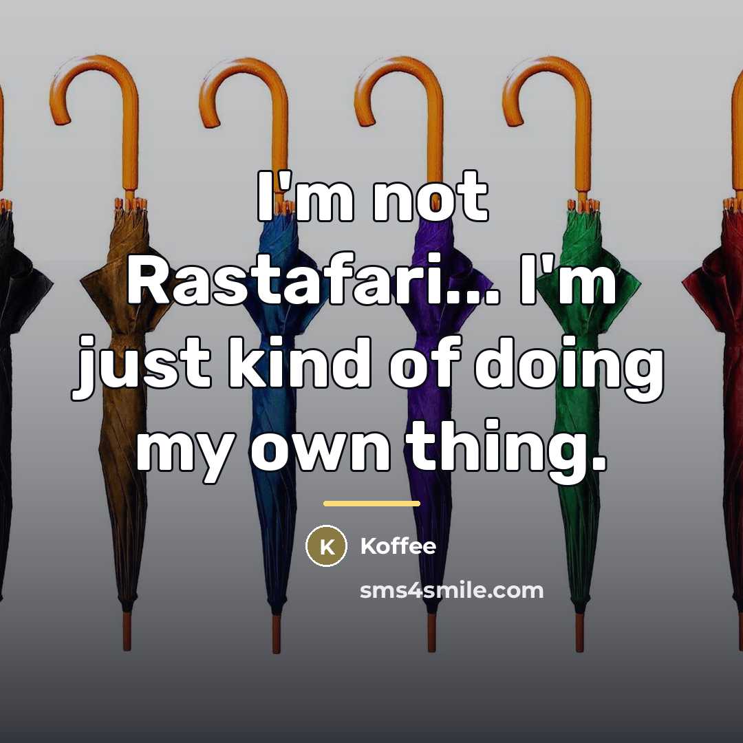 “I'm not Rastafari... I'm just kind of doing my own…” quote by Koffee