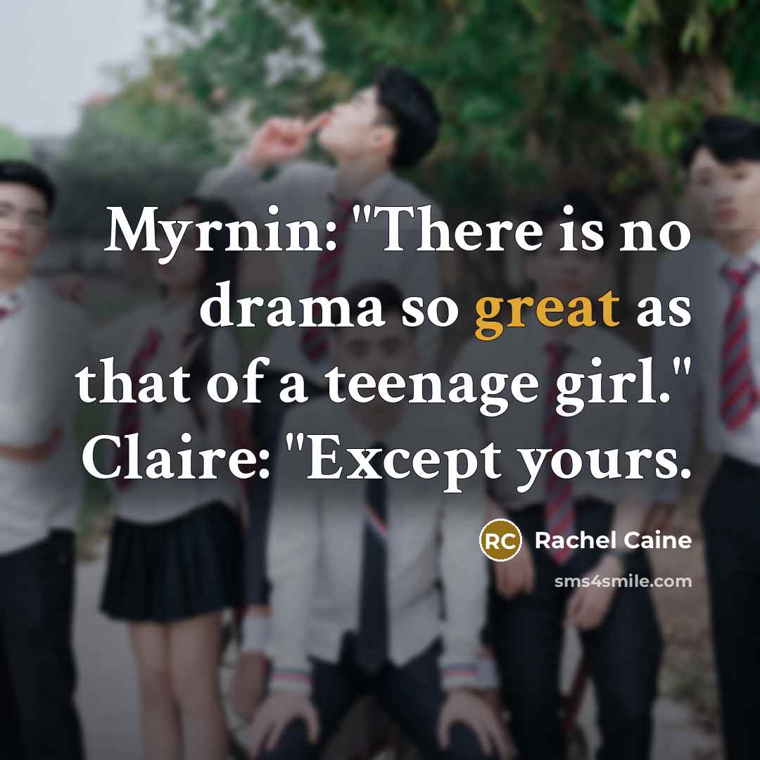 “Myrnin: "There is no drama so great as that of…” quote by Rachel Caine