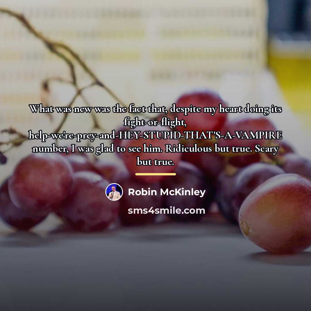 “What was new was the fact that, despite my heart…” quote by Robin McKinley