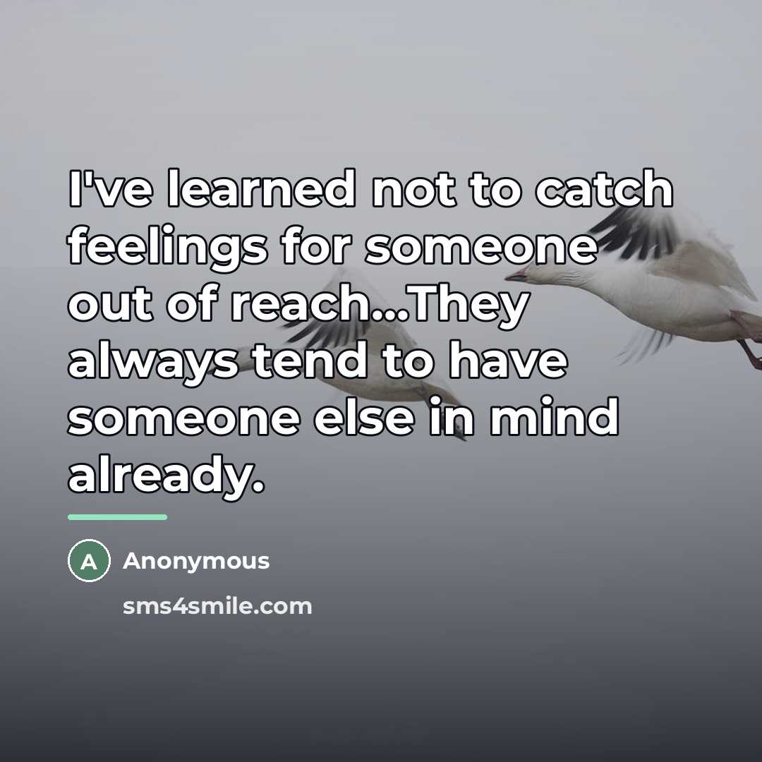 “I've learned not to catch feelings for someone out of…” quote by Anonymous